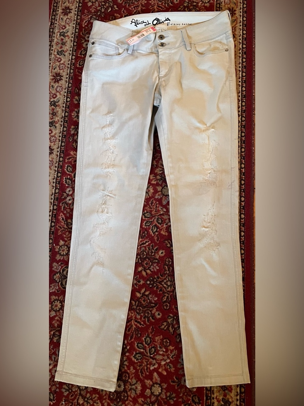 Alice and Olivia by Stacey Bendet Light-Wash Jeans